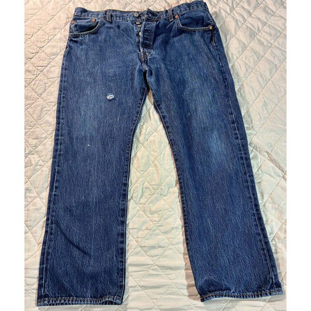 Levi’s 501 Straight Leg Jeans – 40x30 – Built Tough & Distressed